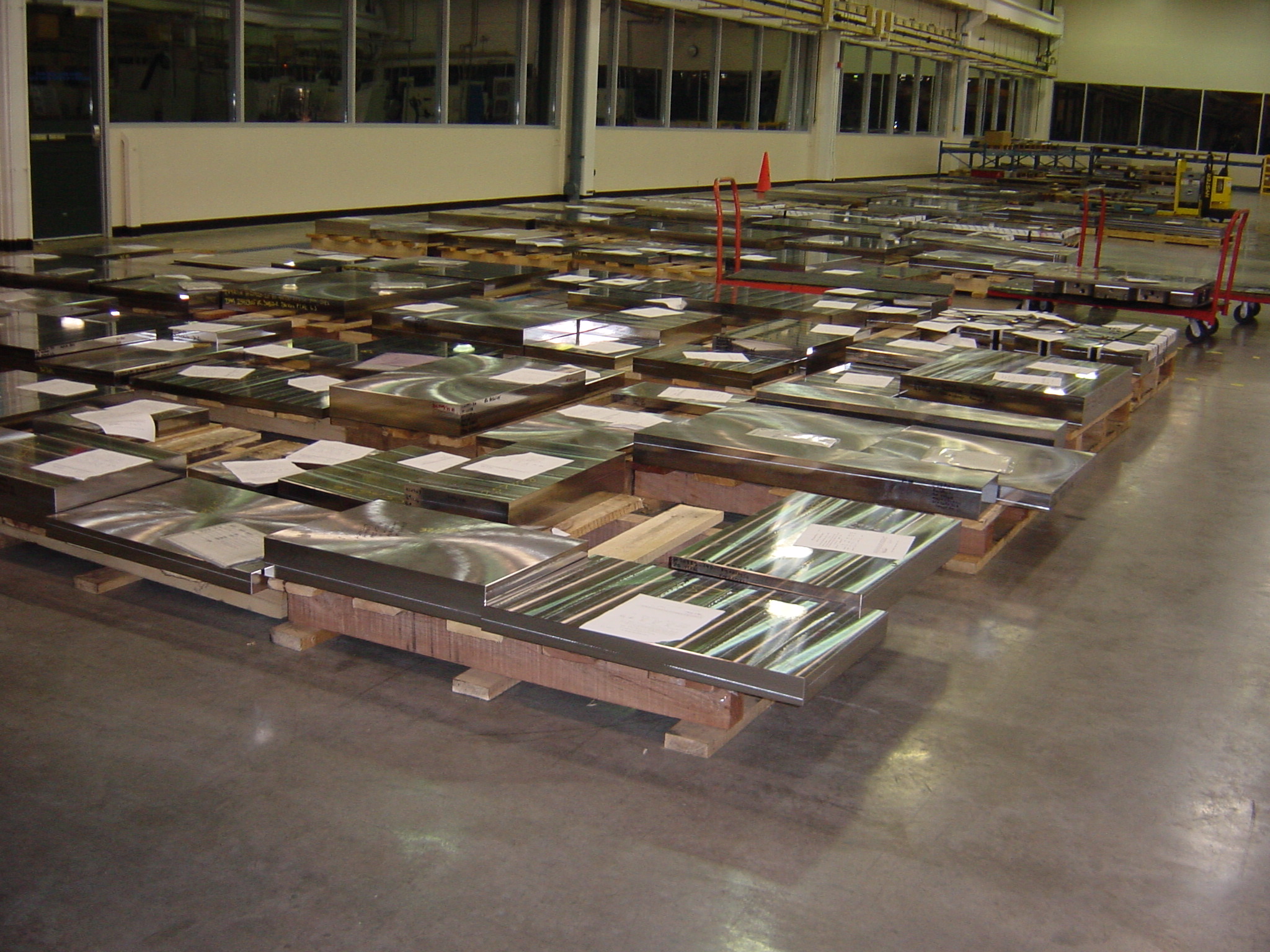 Injection molds in production